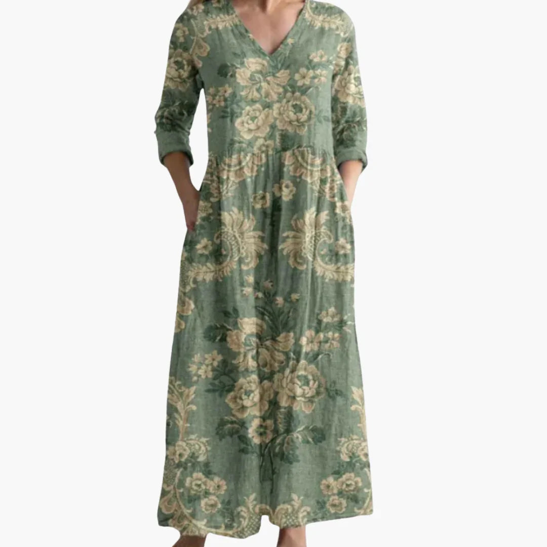 Sommerliches Boho Maxi Kleid für Damen