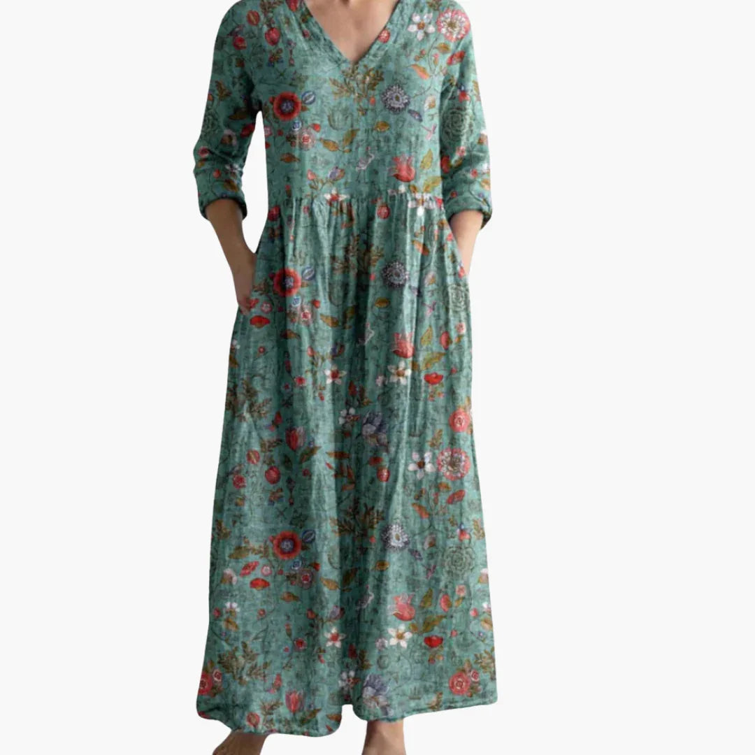 Boho Print Maxi Kleid für Damen