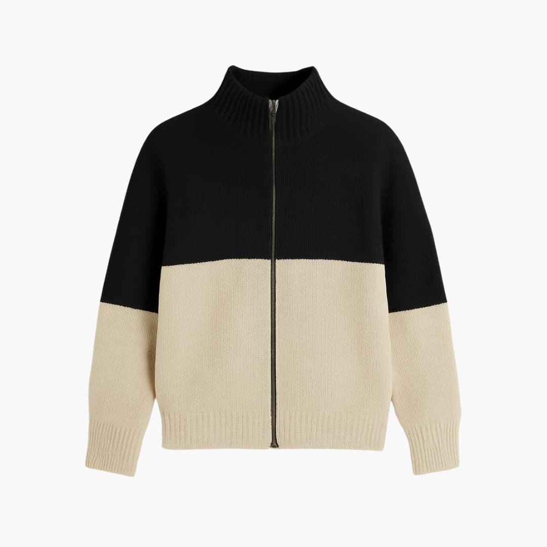 Reißverschluss Pullover