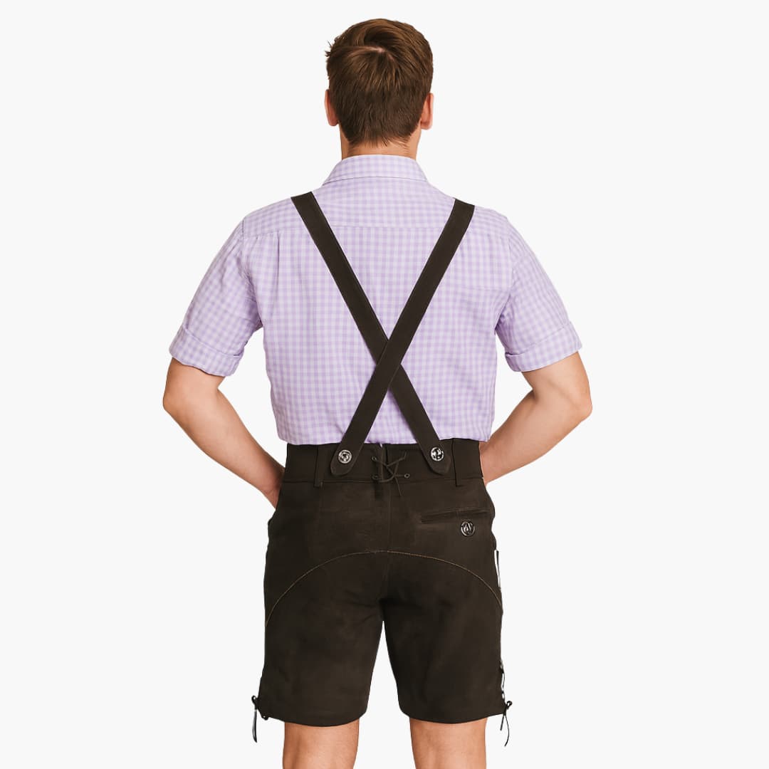 Herren Trachtenset mit kurzer Hose und Hemd | Oktoberfest 2025