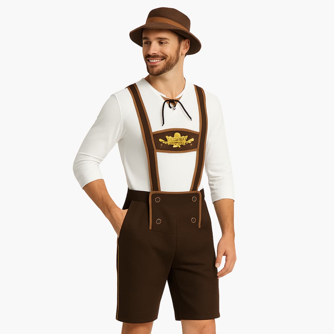 Herren Trachtenkleidung mit Hose und Hemd | Oktoberfest 2025