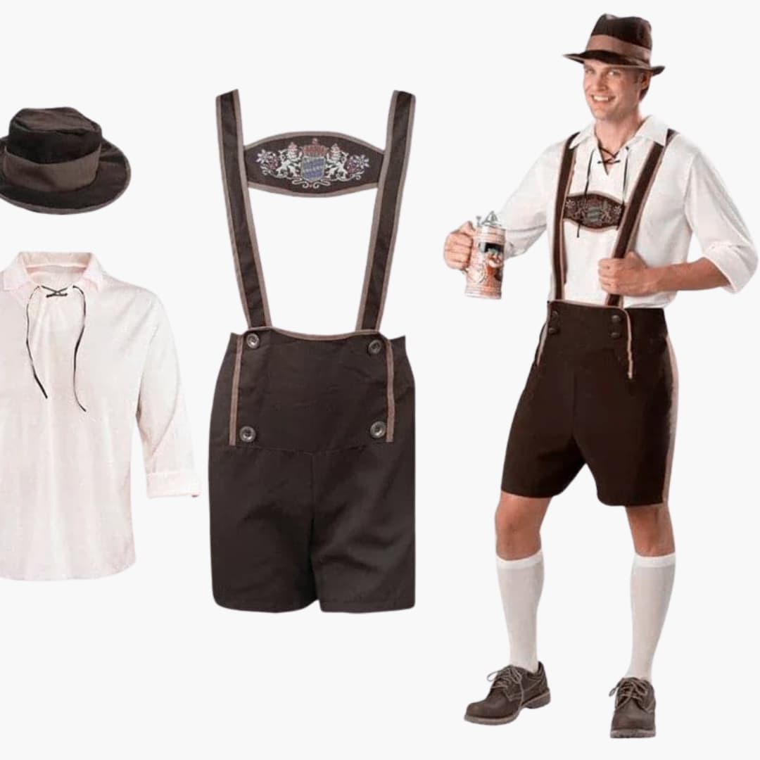 Herren Trachtenset mit Hose und Hemd | Oktoberfest 2025