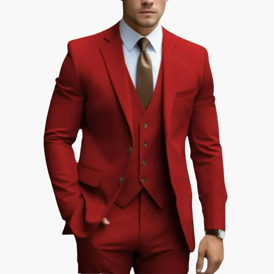 Eleganter Dreiteiler Anzug für Herren