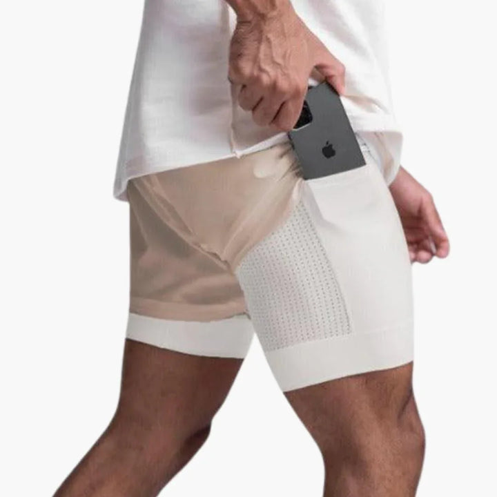 Wasserabweisende Trainingsshorts für Herren