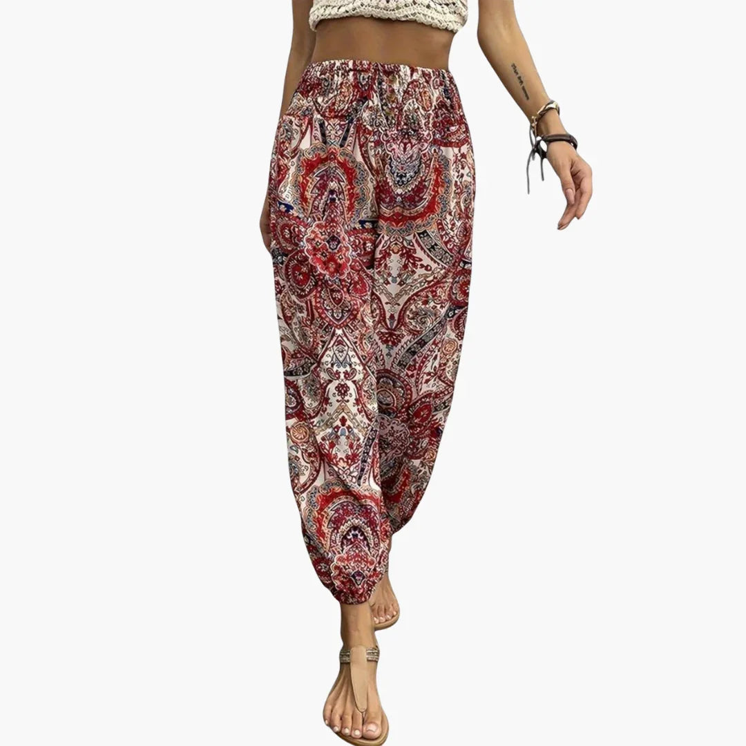 Ethno Muster Hose für Damen