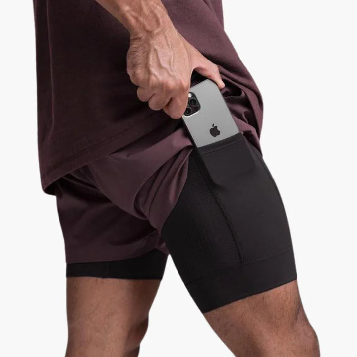 Wasserabweisende Trainingsshorts für Herren