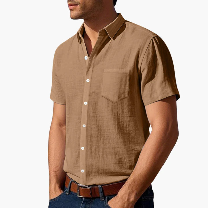 Eleganter Langarmhemd für Herren