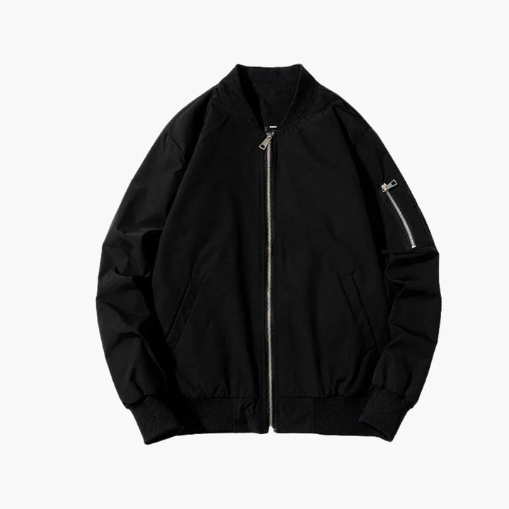 Slim-Fit Bomberjacke mit Reißverschluss für Herren