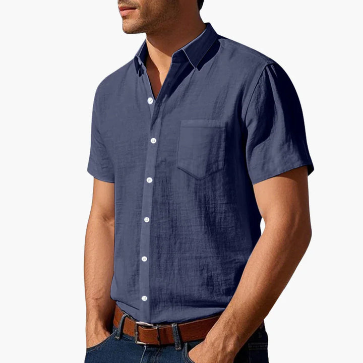 Eleganter Langarmhemd für Herren