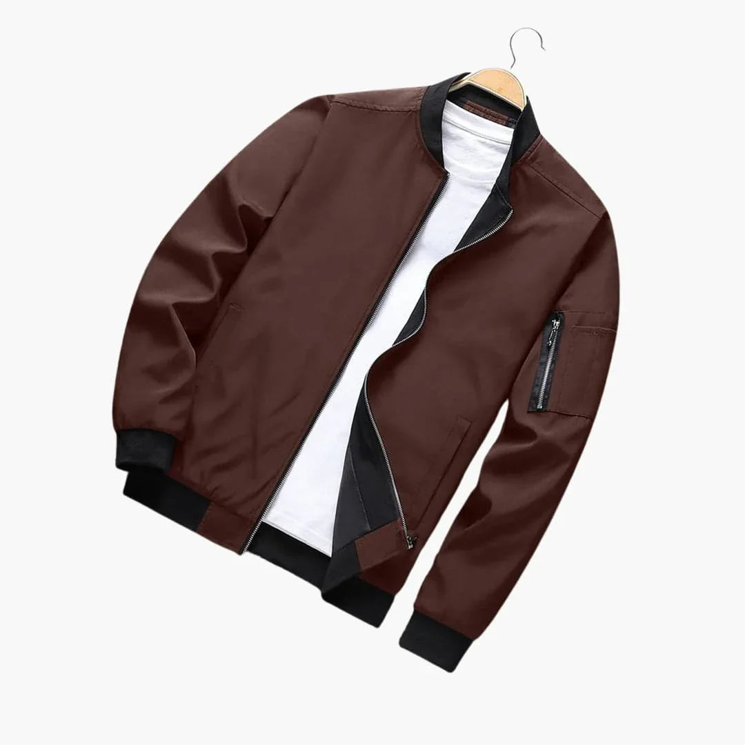 Zip Bomberjacke mit Taschen für Herren