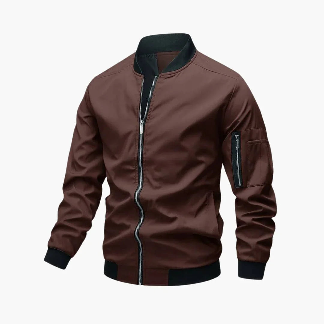 Zip Bomberjacke mit Taschen für Herren