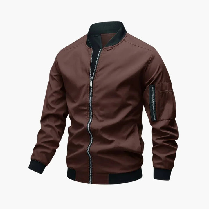 Zip Bomberjacke mit Taschen für Herren