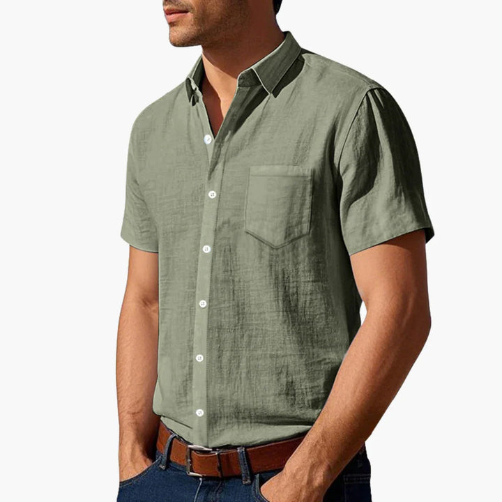 Eleganter Langarmhemd für Herren