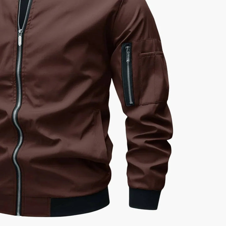 Zip Bomberjacke mit Taschen für Herren