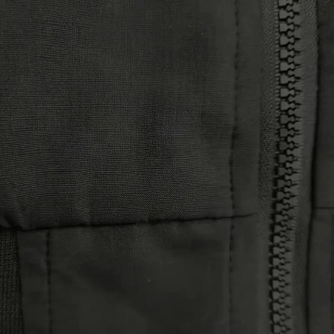 Herren Slim Fit Bomberjacke mit durchgehendem Reißverschluss