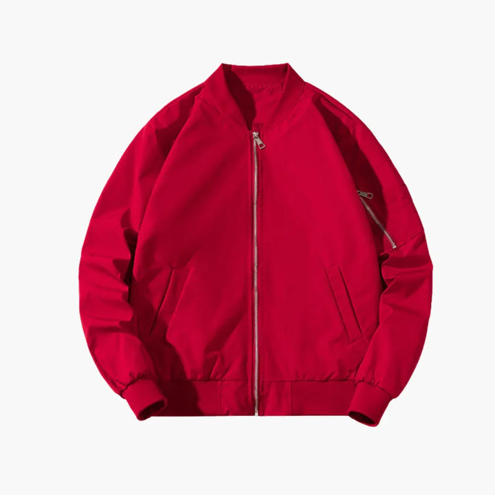 Slim-Fit Bomberjacke mit Reißverschluss für Herren