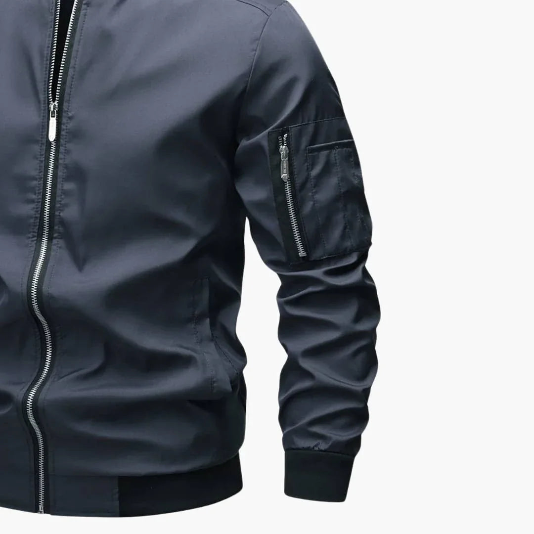 Zip Bomberjacke mit Taschen für Herren