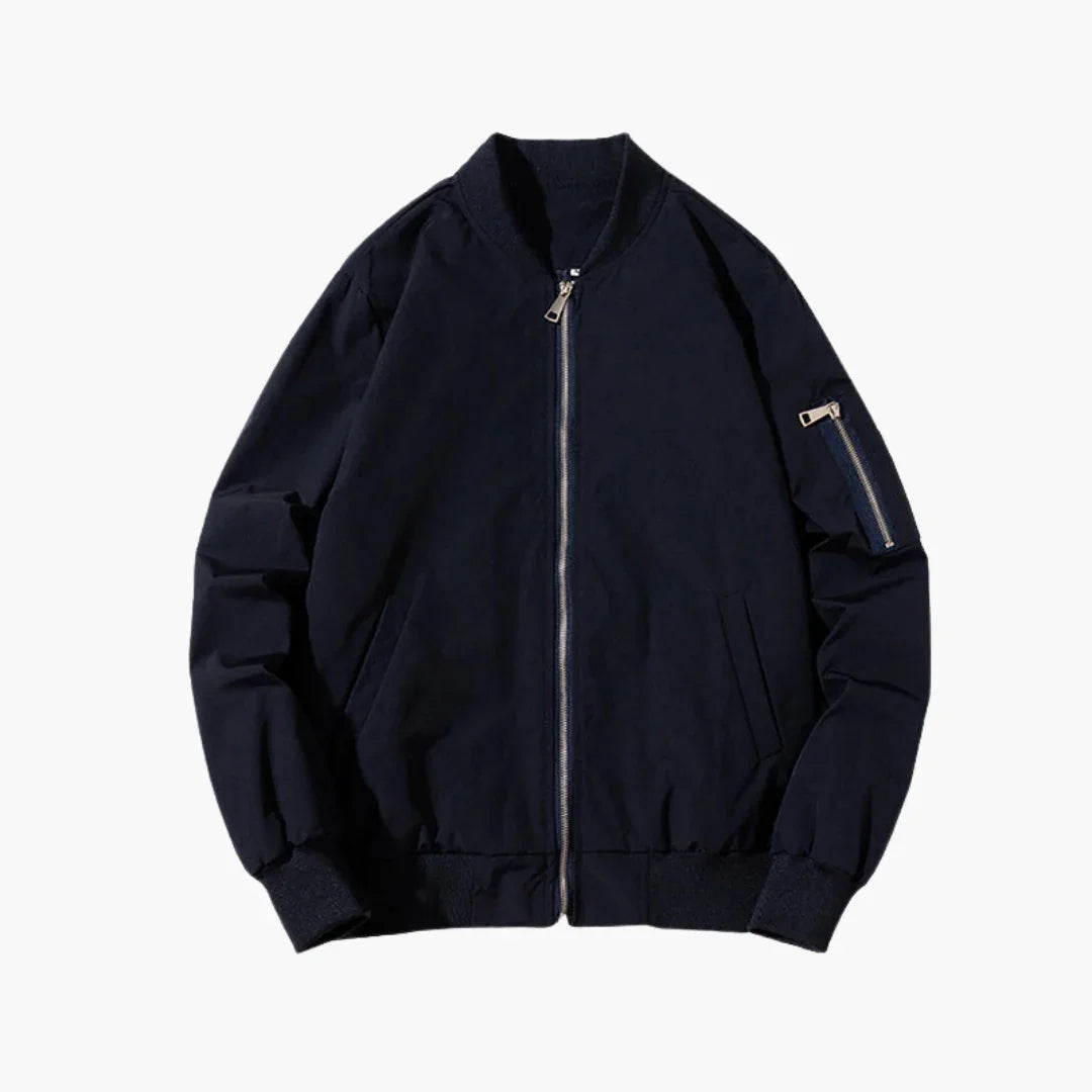 Slim-Fit Bomberjacke mit Reißverschluss für Herren