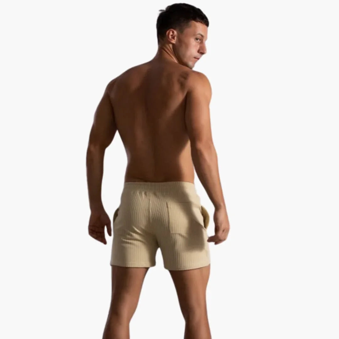 Kordelzug Gestreifte Shorts für Herren