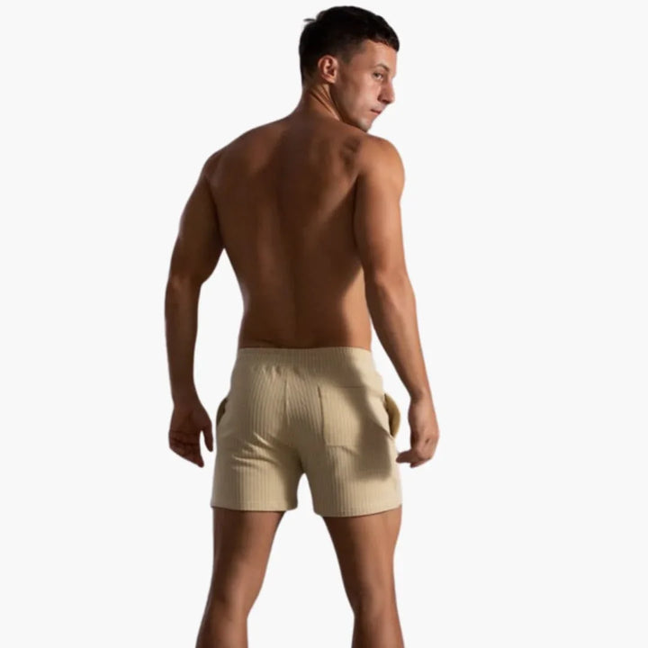 Kordelzug Gestreifte Shorts für Herren