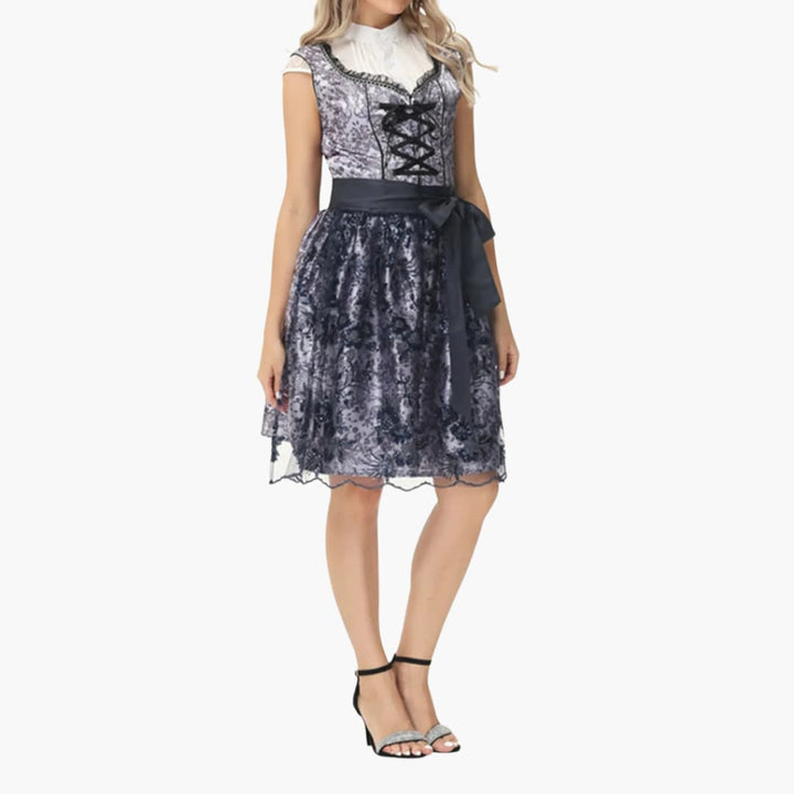 Damen Dirndl Kleid mit Hakenverschluss | Oktoberfest 2025