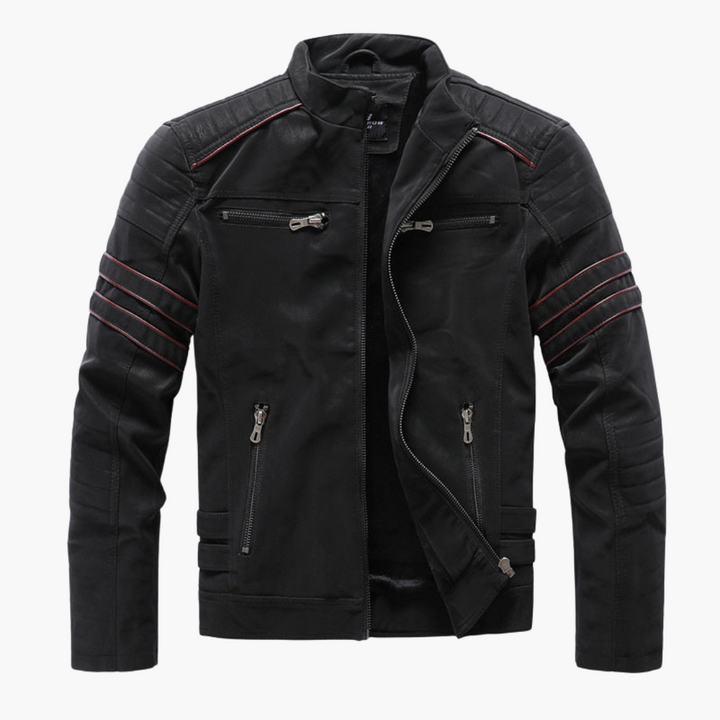 Herren Jacke mit Knopfverschluss und Seitentaschen