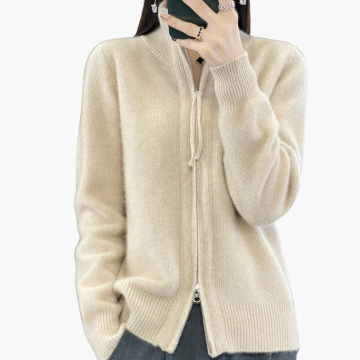Luisa | Strickjacke mit Reißverschluss