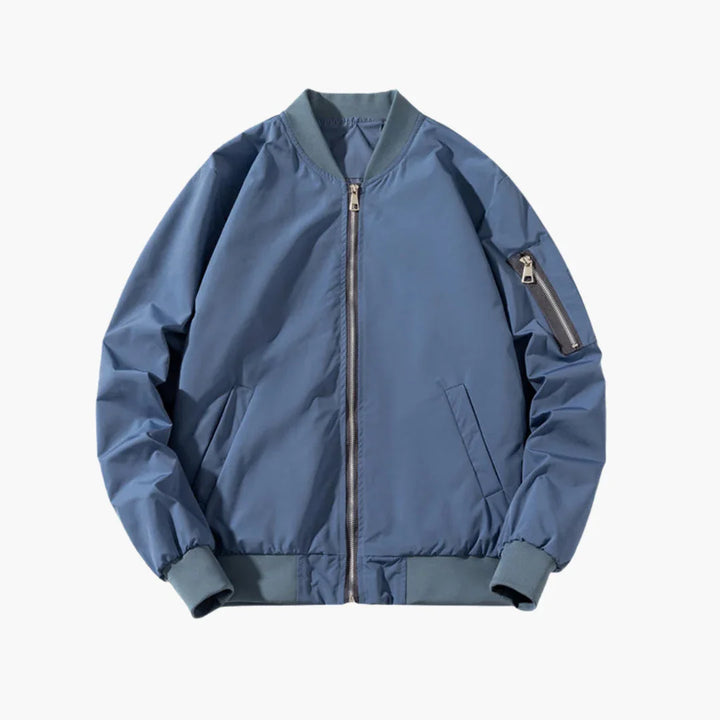 Slim-Fit Bomberjacke mit Reißverschluss für Herren