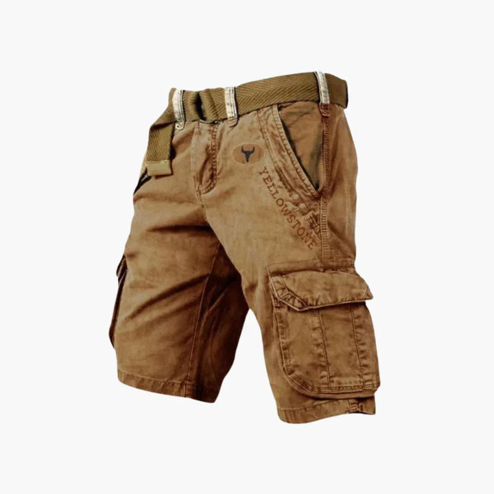 Verstellbarer-Gürtel Cargo Shorts für Herren