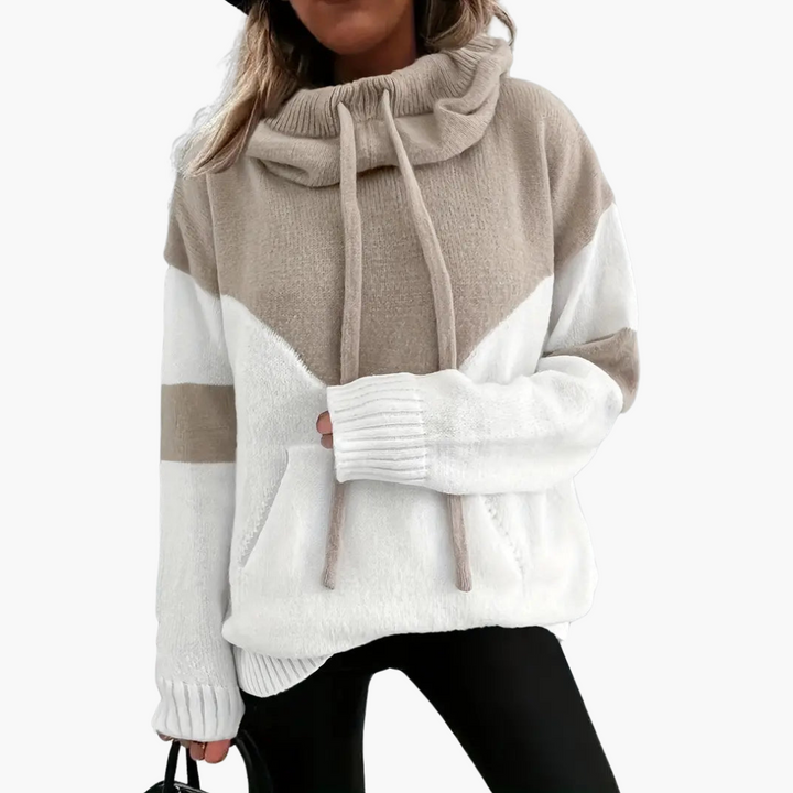 Pauline | Farbblock Hoodie