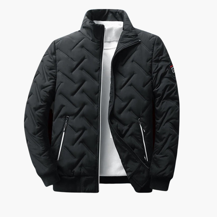 Herrenjacke mit Reißverschluss und Seitentaschen