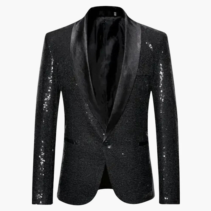 Festlicher Pailletten Anzugjacke für Herren
