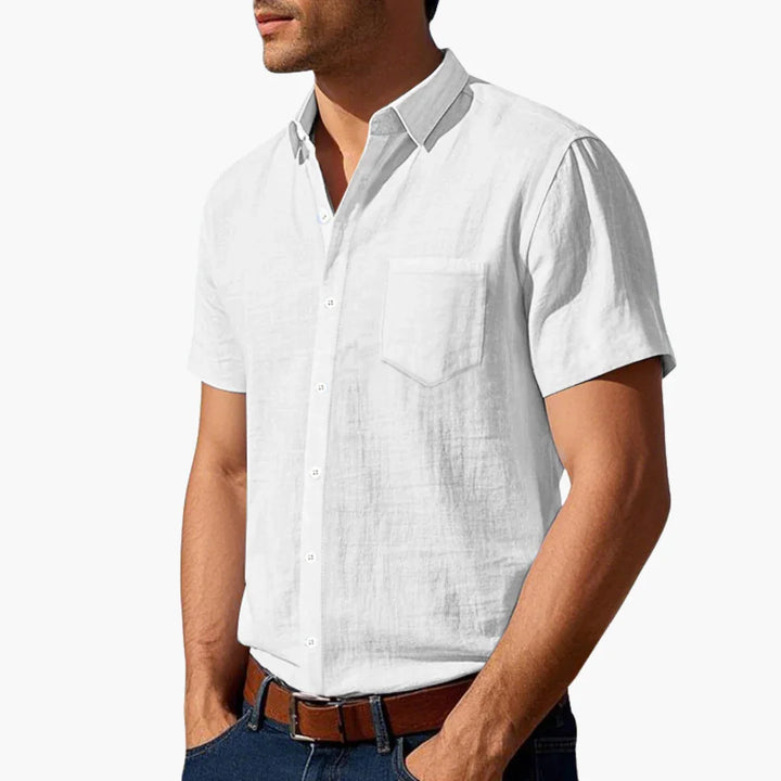 Eleganter Langarmhemd für Herren