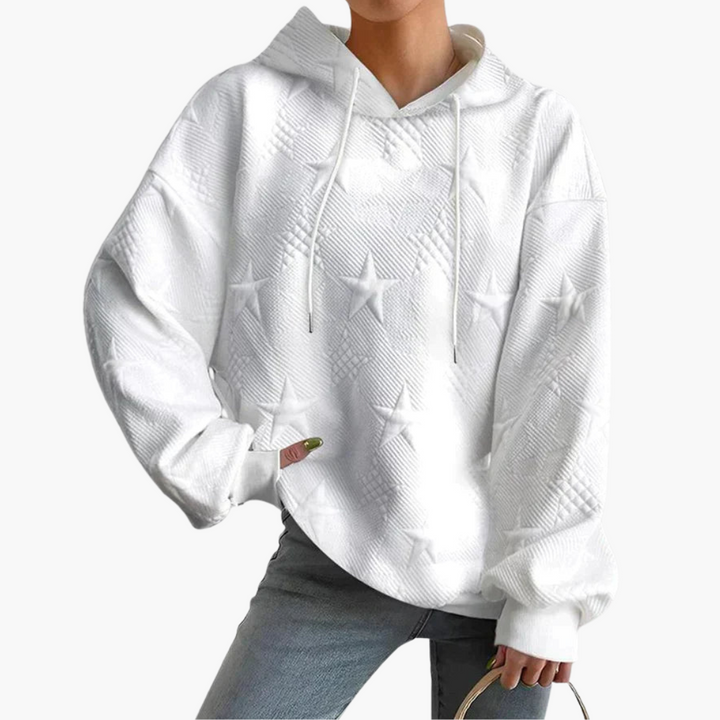 Damen Hoodie mit Kapuze und langen Ärmeln