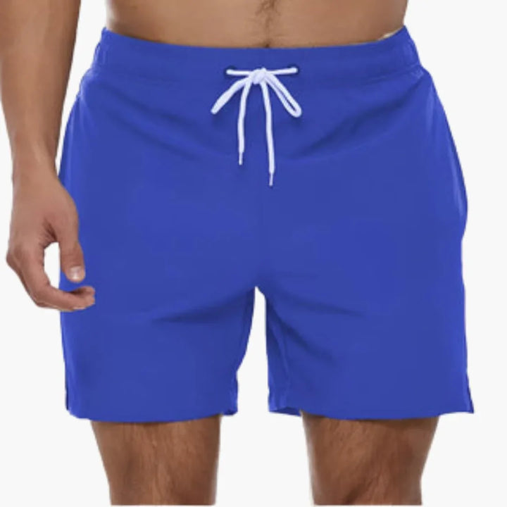 Strand Badeshorts mit Elastikbund für Herren