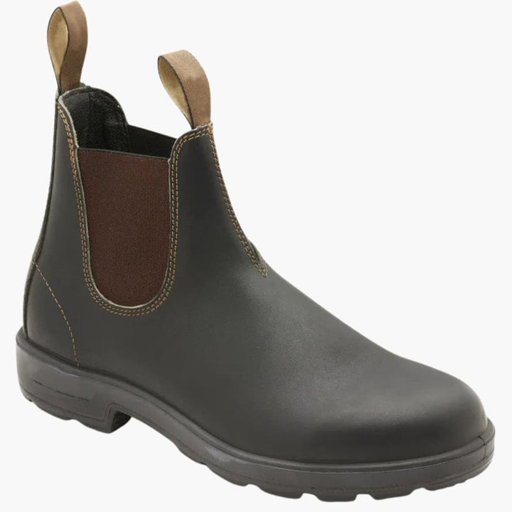 Herren Stiefeletten mit elastischen Einsätzen und Anziehlaschen