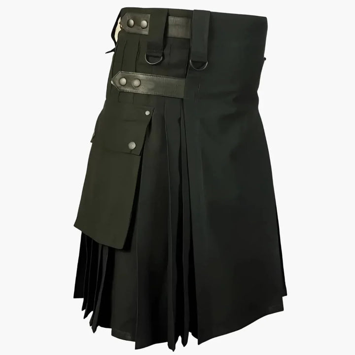 Damen Kiltrock mit Falten und asymmetrischem Saum | Oktoberfest 2025