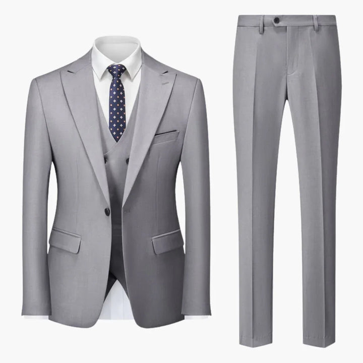 Dreiteiliger Slim-Fit Herrenanzug