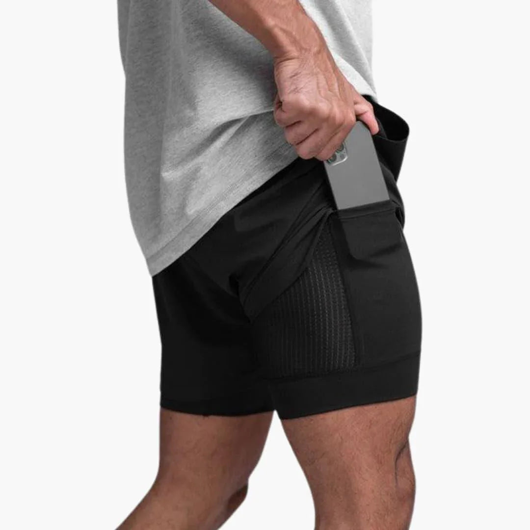 Wasserabweisende Trainingsshorts für Herren
