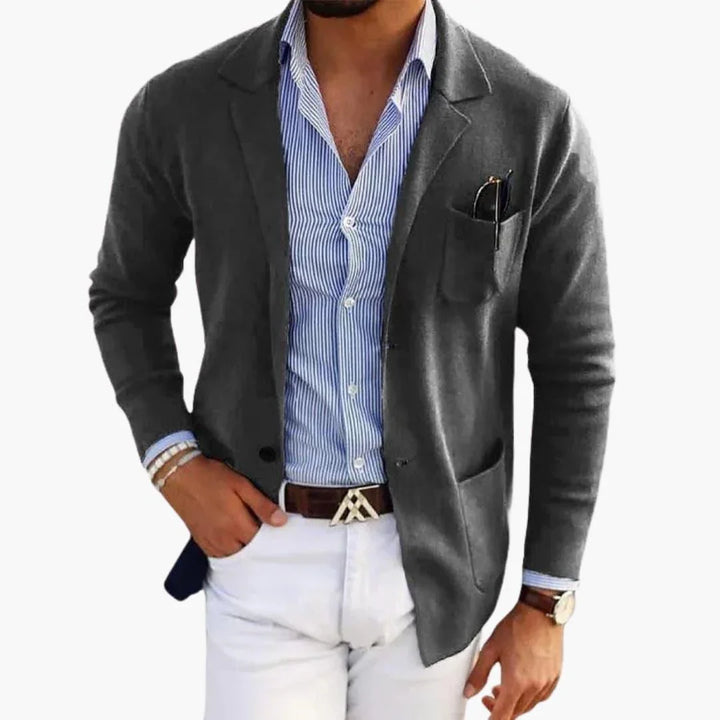 Strick Blazer Cardigan für Herren