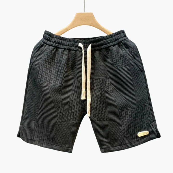 Gemusterte Shorts mit Bund für Herren