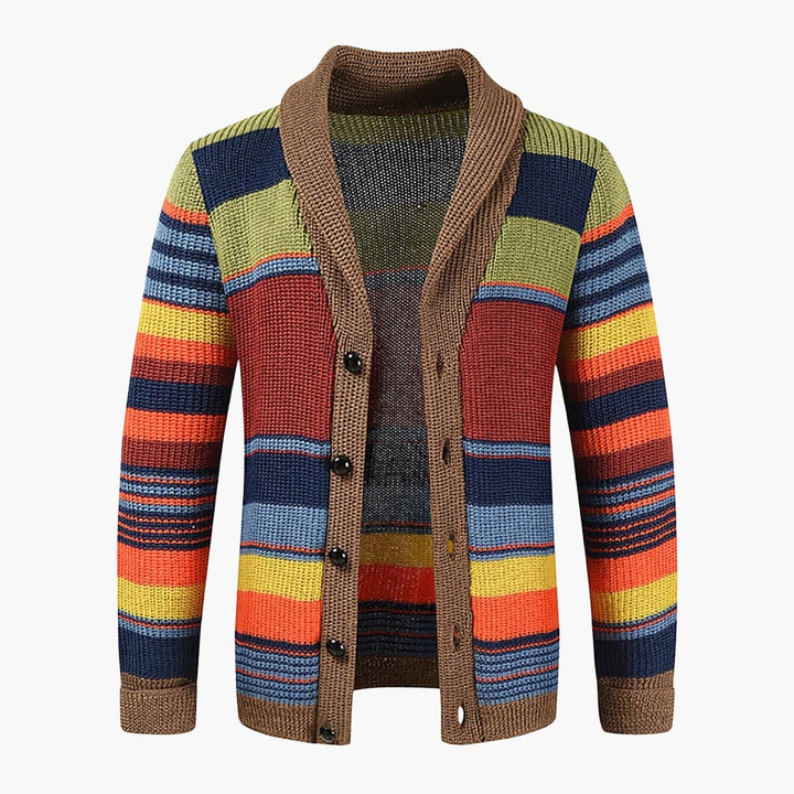 Ilias | Premium Farbiger Strickcardigan