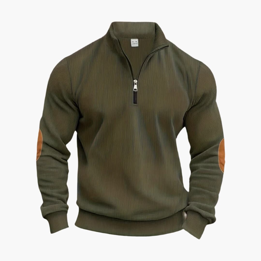 Noah | Modischer Pullover mit halbem Reißverschluss