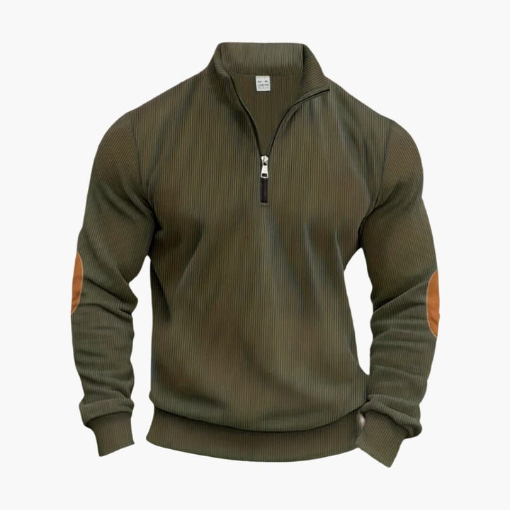 Noah | Modischer Pullover mit halbem Reißverschluss