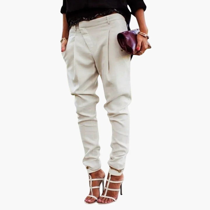 High-Waist Stoffhose für Damen