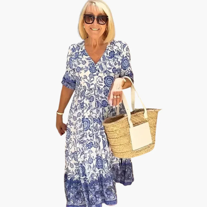 Lockerer Boho Kleid für Damen