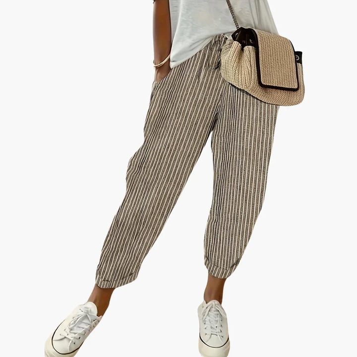 Weit geschnittene Sommerhose für Damen