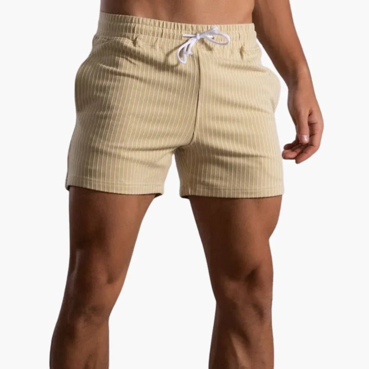 Kordelzug Gestreifte Shorts für Herren