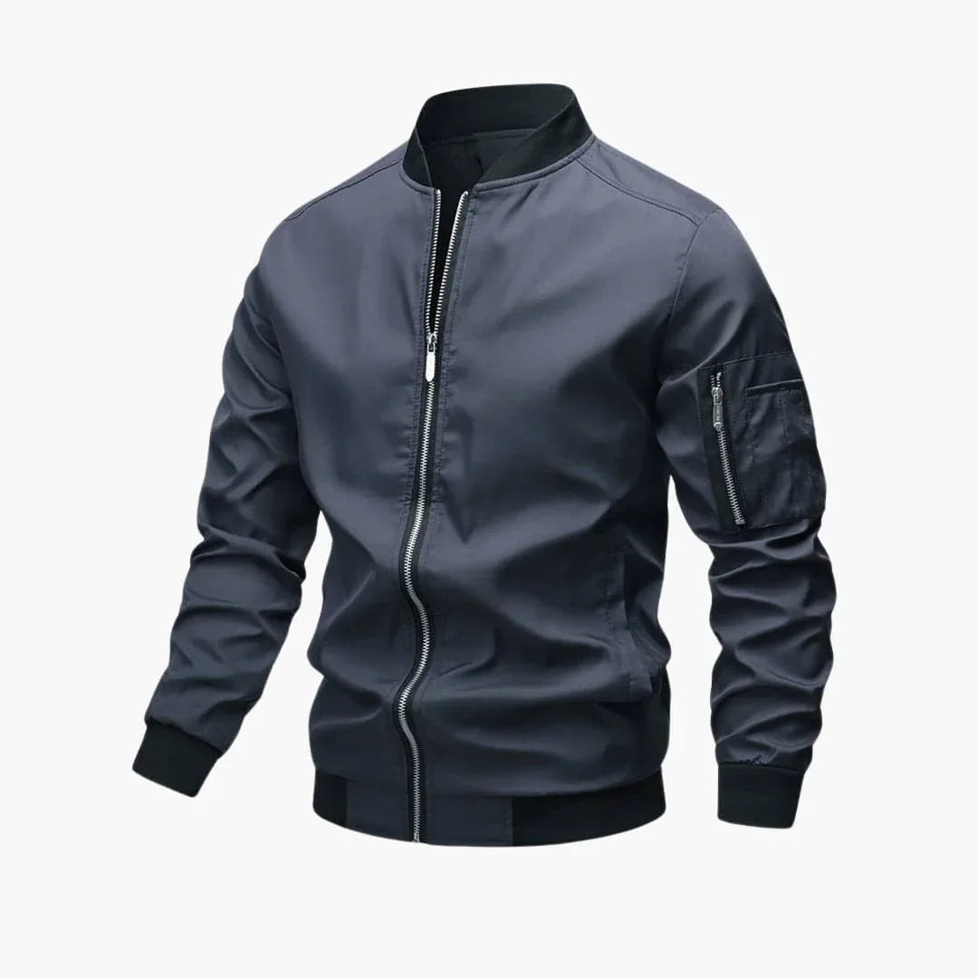 Zip Bomberjacke mit Taschen für Herren