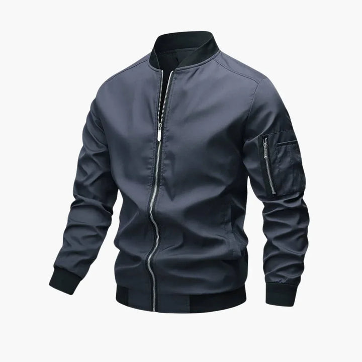 Zip Bomberjacke mit Taschen für Herren